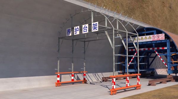 侯马市隧道施工动画制作公司 - 隧道施工工艺和施工方法 - 隧道施工汇报动画视频 - bim 工程施工动画